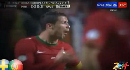 Ο Κριστιάνο κοροϊδεύει αντίπαλο!