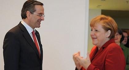 Μέρκελ: «Ο Σαμαράς μού παρουσίασε μια σειρά από εντυπωσιακά αποτελέσματα»