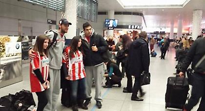 Υποδοχή στο Μόναχο για τον Ολυμπιακό