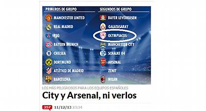 Η «ερυθρόλευκη» γκάφα της  Marca