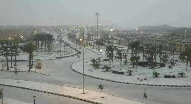 Χιόνισε στο Κάιρο μετά από 100 χρόνια!