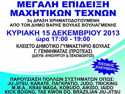 Επίδειξη πολεμικών τεχνών αφιερωμένη στο Παιδικό Χωριό Βάρης