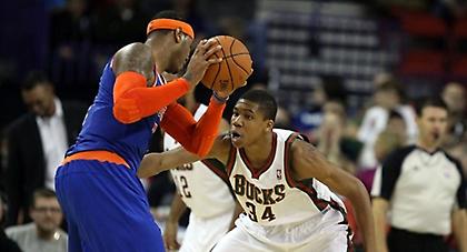 Ο Αντετοκούνμπο έβαλε τον Καρμέλο στη θέση του