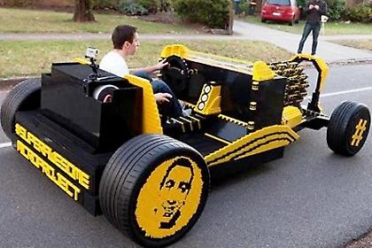 Αυτοκίνητο από Lego και πεπιεσμένο αέρα (video)