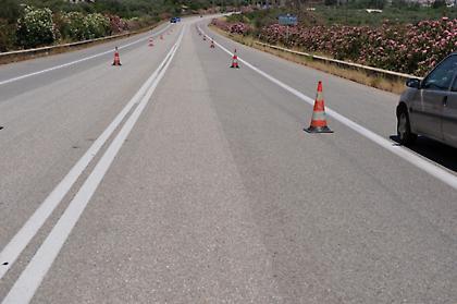 Εργα στον κόμβο του Κιάτου