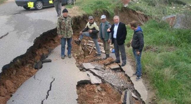 Μεσσηνία: Σοβαρές ζημιές σε δρόμους εξαιτίας της κακοκαιρίας