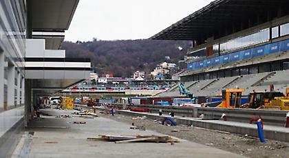 Σχεδόν έτοιμη η πίστα στο Σότσι