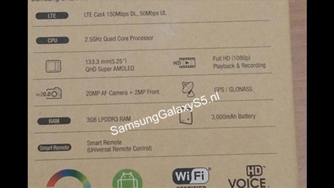 Σημαντικές πληροφορίες για το Galaxy S5