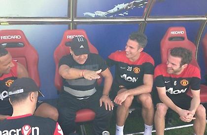 Επίσκεψη Ντιέγκο στη Μαν. Γιουνάιτεντ