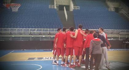 Προπόνηση στο ΟΑΚΑ για Ολυμπιακό