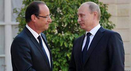 Τηλεφωνική επικοινωνία Ολάντ - Πούτιν για την κρίση στην Ουκρανία