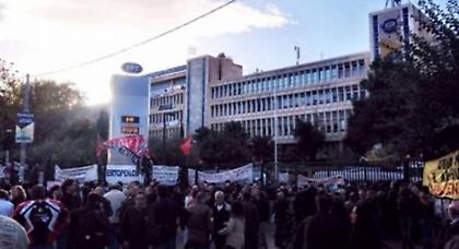 Σε εξέλιξη συλλαλητήριο της ΠΟΣΠΕΡΤ στην Αγία Παρασκευή