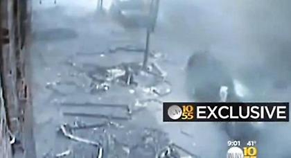 Η στιγμή της έκρηξης στο Χάρλεμ