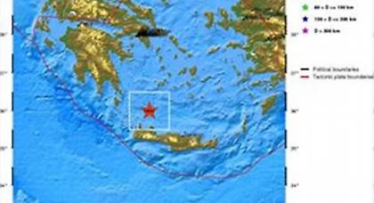 Αισθητός ο σεισμός στα Χανιά