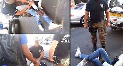 Έδειραν μετανάστη και τον στέλνουν και στο δικαστήριο (video)