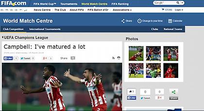 «Σημαντική στιγμή στην καριέρα μου ο Ολυμπιακός»