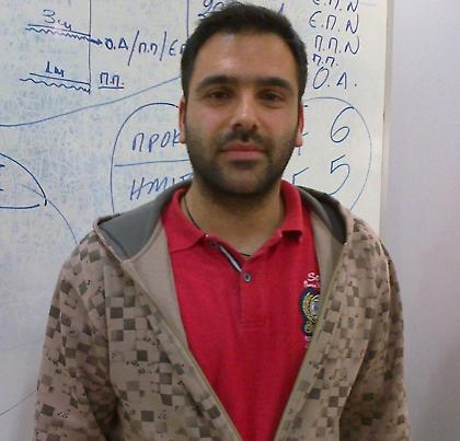 Ο Γιάννης Γαβριηλίδης στο Κέντρο Αθλητικού Ρεπορτάζ