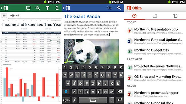 Δωρεάν το MS Office Mobile στο Android Google Play