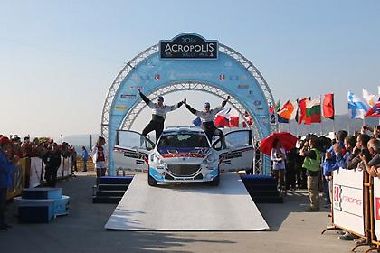 Πρώτη νίκη για Μπριν και Peugeot 208 στο Ράλλυ Ακρόπολις