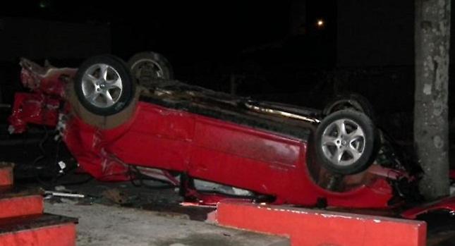 Τρομακτικό ατύχημα κατά τη διάρκεια καταδίωξης