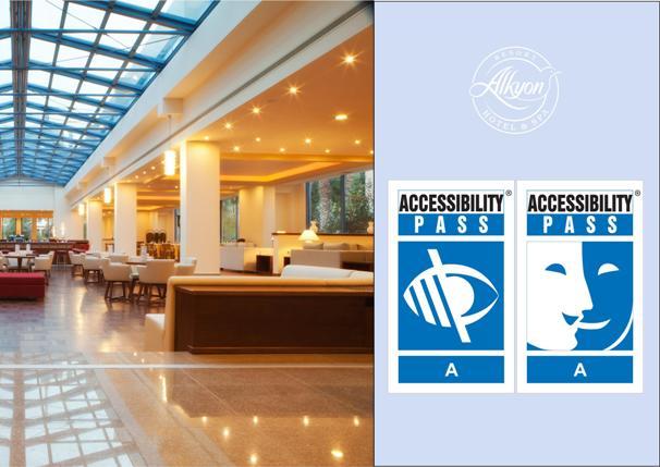 Πιστοποιητικό προσβασιμότητας ΑμεΑ στο Alkyon Resort Hotel & Spa