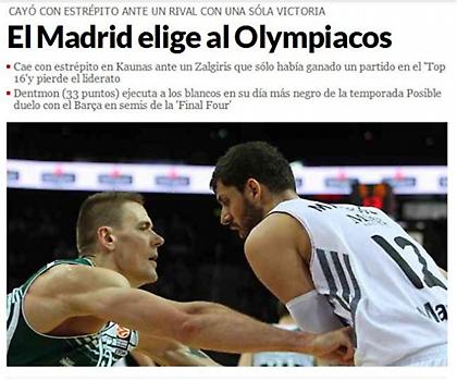 Marca: «Η Ρεάλ επέλεξε Ολυμπιακό»