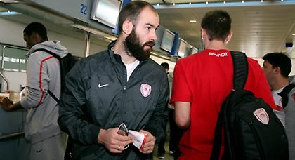 Έφτασε στη Μαδρίτη ο Ολυμπιακός