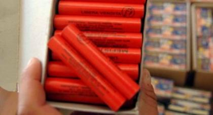 Βρέθηκαν στο Μεσολόγγι πάνω από 9.500 κροτίδες