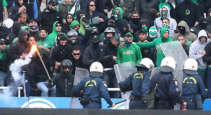 Ένταση στο ΟΑΚΑ με οπαδούς του Παναθηναϊκού