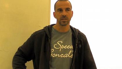 Ο Γιώργος Λιμνιάτης στο Κέντρο Αθλητικού Ρεπορτάζ