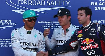 Κρατά την pole position ο Ρόσμπεργκ