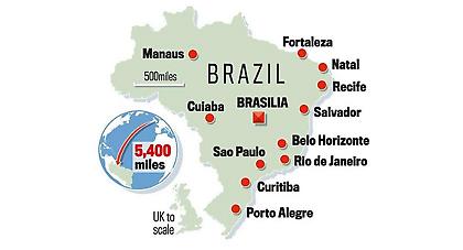 Μουντιάλ: Είναι πολλά τα χιλιόμετρα στους ομίλους