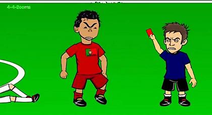 Το Γερμανία-Πορτογαλία σε… καρτούν