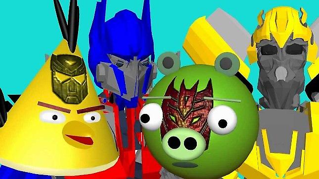 Τα Angry Birds γίνονται... Transformers