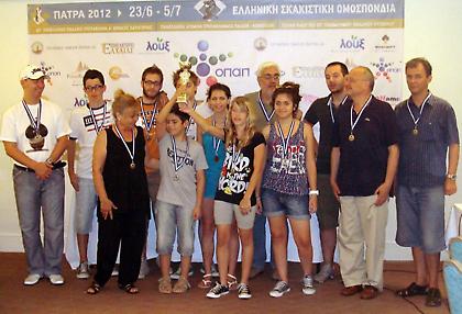 Οι Πρωταθλητές και οι Κυπελλούχοι Ελλάδας στο σκάκι