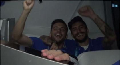 Έτσι πανηγύρισαν οι διεθνείς! (video)