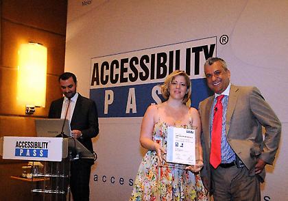 Πιστοποιητικό προσβασιμότητας για ΑμΕΑ στο Alkyon Resort Hotel & Spa.