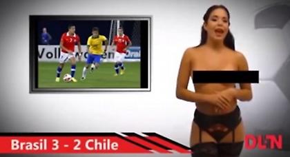 Ειδήσεις φορώντας μόνο τις ζαρτιέρες!