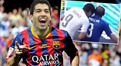 Η πρώτη φανέλα του Σουάρες στην Μπαρτσελόνα! (pic)