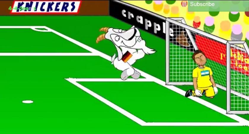 Ο τελικός του Μουντιάλ σε καρτούν