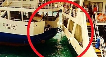 Σύγκρουση πλοίων στο λιμάνι της Ηγουμενίτσας