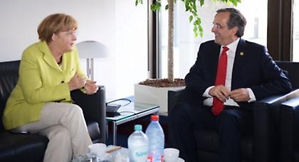 Τα είπαν Σαμαράς και Μέρκελ στις Βρυξέλλες