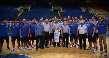 Ο πρωθυπουργός στην Εθνική (pics)