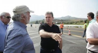 Τμήμα της εθνικής οδού Κορίνθου-Πατρών δόθηκε σήμερα στην κυκλοφορία