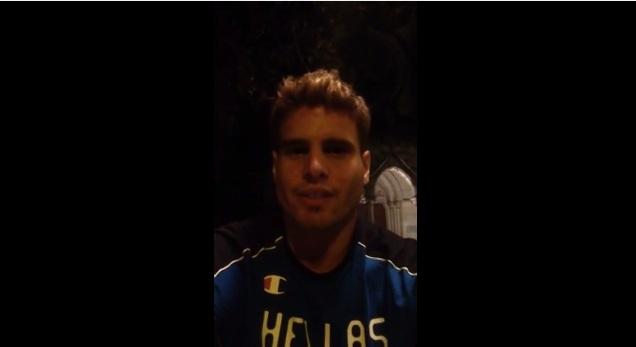 Το… selfie-μήνυμα του Μπόγρη (video)