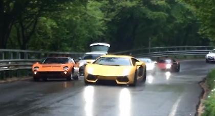 «Ξεσάλωσαν» στη βροχή  (video)