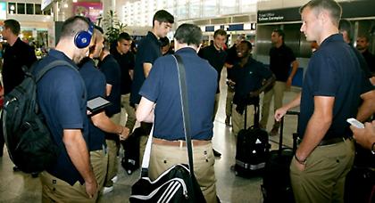 Κλικς από την αναχώρηση του Παναθηναϊκού