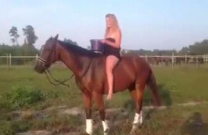 Το ice bucket challenge πάνω σε άλογο είναι κακή ιδέα