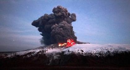 «Κόκκινος» συναγερμός από νέα έκρηξη του ηφαιστείου Εϊγιαφιατλαγιοκούτλ