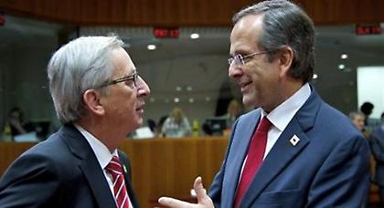 Φόροι, χρέος και τρόικα στην ατζέντα Σαμαρά-Γιούνκερ